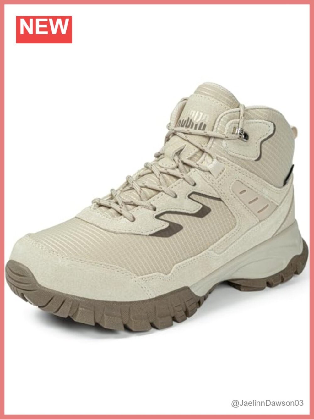 Waterproof Suede Women's Hiking Boots Ankle Support Non-Slip Trail